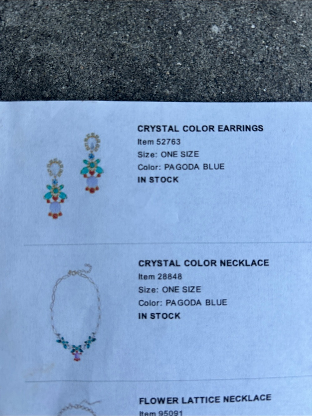 NWT J. Crew Crystal Color Green, Red, Pink and Clear Crystal Drop Earrings - Picture 2 of 5